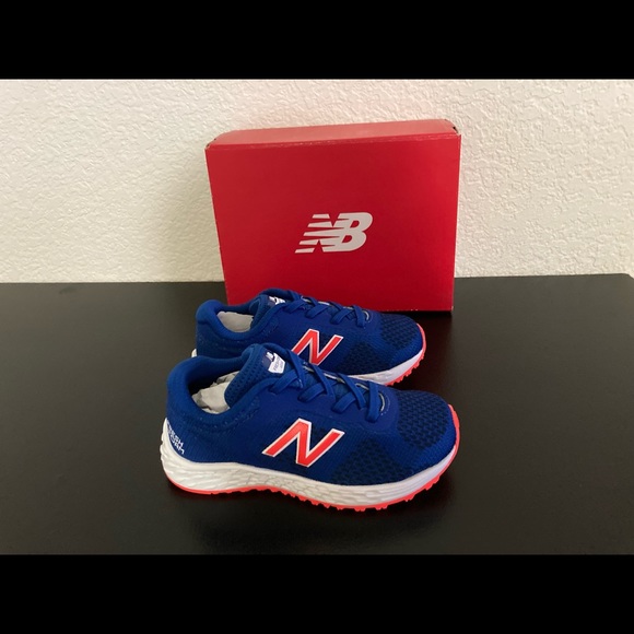 NEW PAIR / NEW BALANCE SNEAKERS SHOES BOYS TODDLER SZ 7 SHOES BLUE GIFT IAARICR2 - Picture 7 of 11